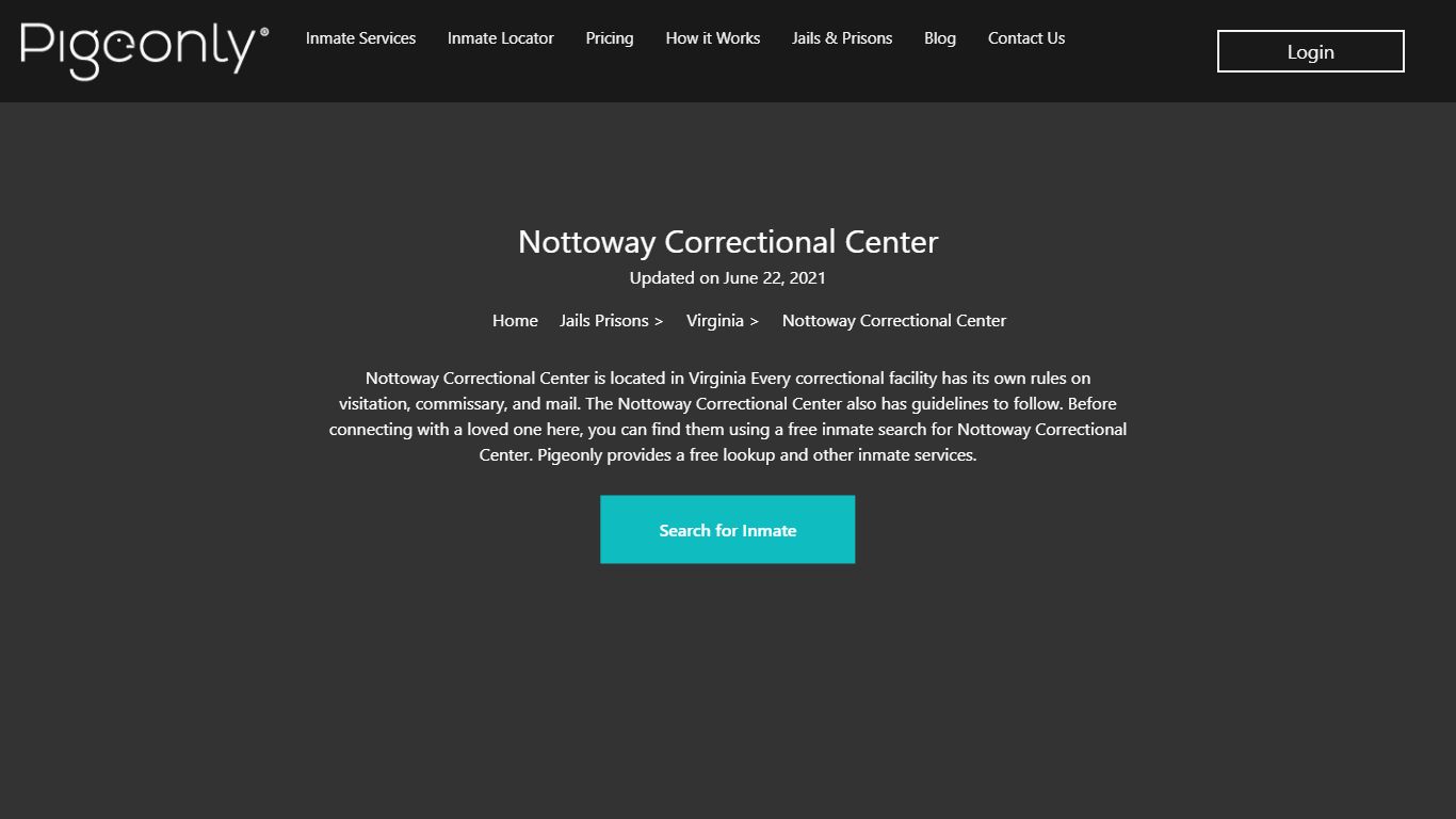 Nottoway Correctional Center Inmate Search | Virginia