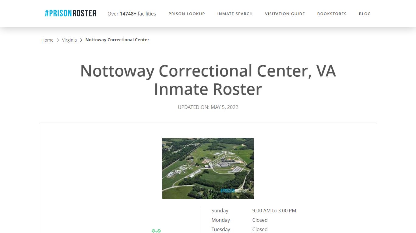 Nottoway Correctional Center, VA Inmate Roster